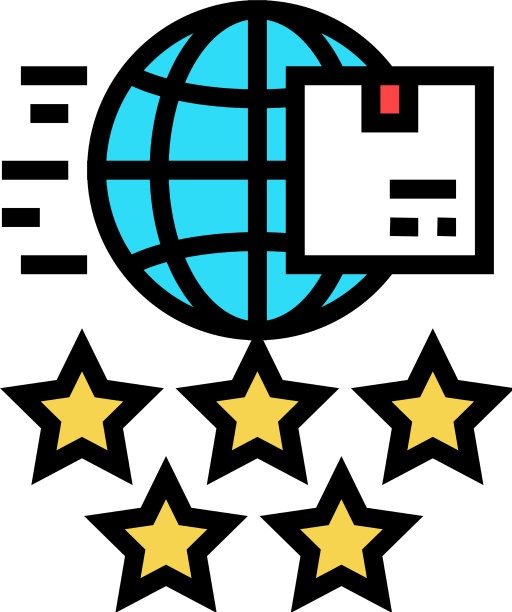 回馈国际免费送货彩色图标图片下载