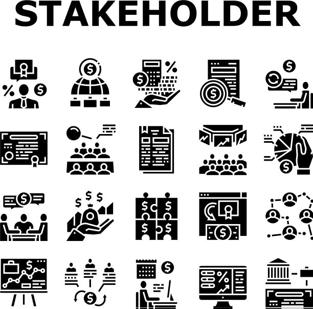 涉众业务集合图标集图片下载