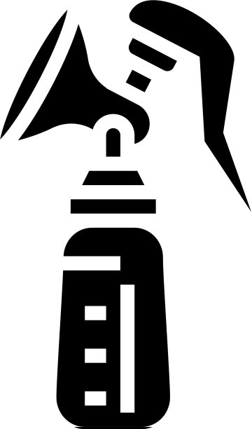 母乳泵字形图标图片下载