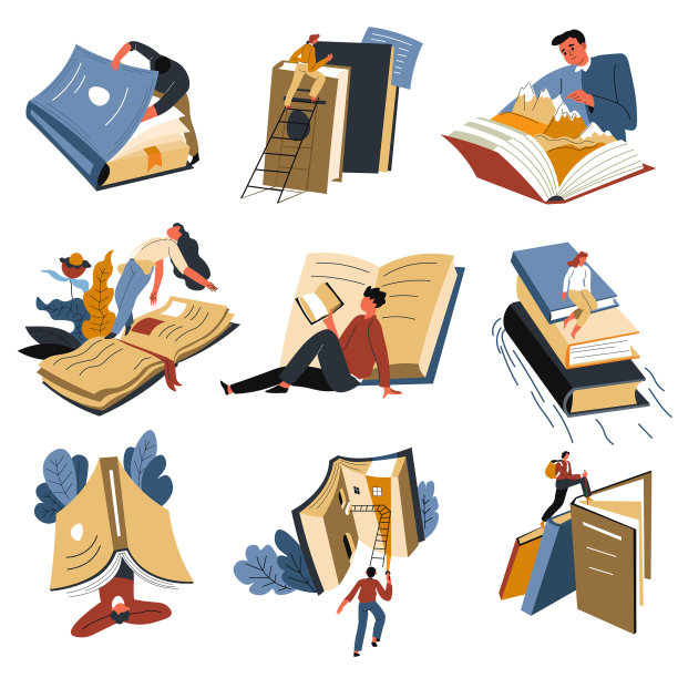 人们读书，学生学习信息图片下载