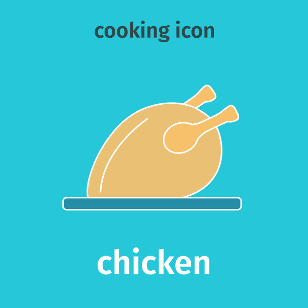烤鸡颜色图标鸡图片下载