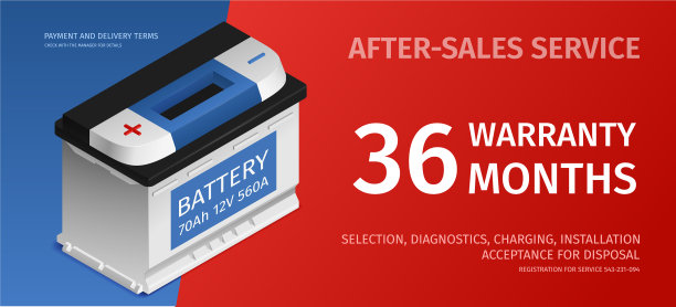 汽车电池汽车服务海报图片下载
