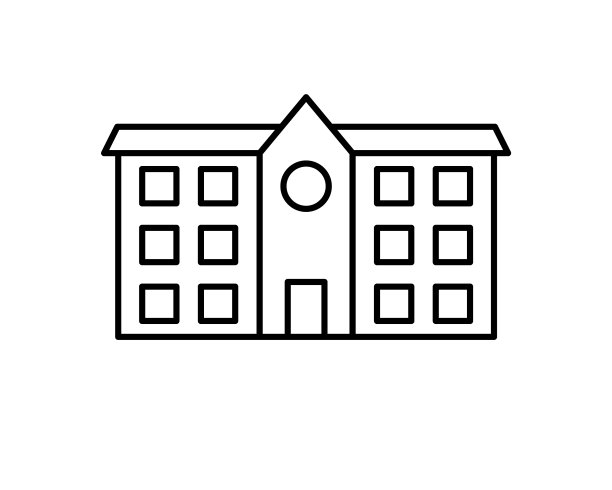 学校图标专业像素完美图标图片下载