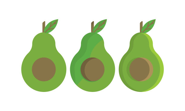 亮set彩色的半切片和图片下载