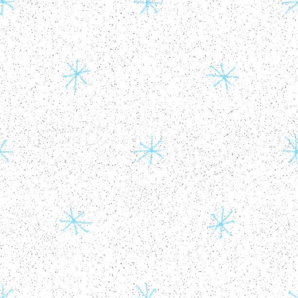 手绘蓝色雪花圣诞无缝拍图片下载
