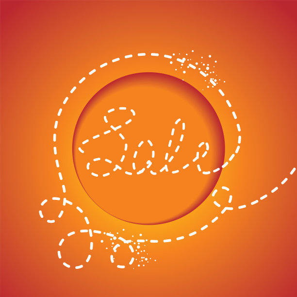 销售横幅的设计就像绣花一样亮丽图片下载