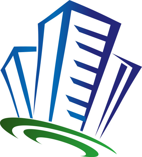 房地产城市天际线标志模板图片下载