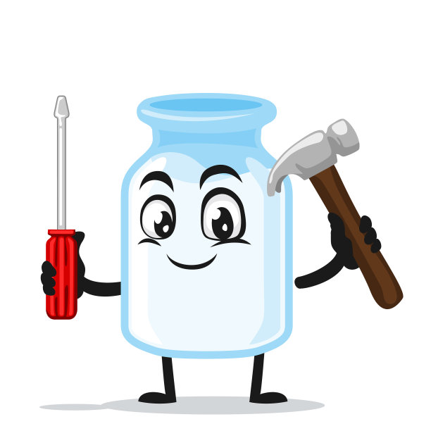 牛奶的吉祥物图片下载