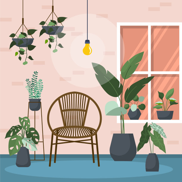 热带室内植物绿色装饰植物图片下载