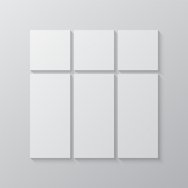 空拼贴板六张照片图片下载