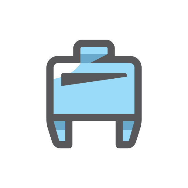 打桩机锤图标卡通图片下载