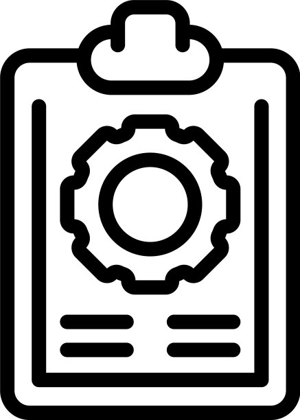 滚轮工作剪贴板图标轮廓样式图片下载