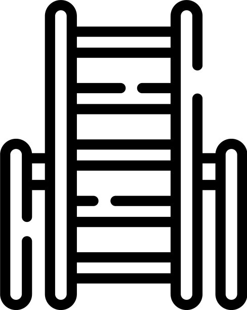 家居阶梯图标轮廓风格图片下载