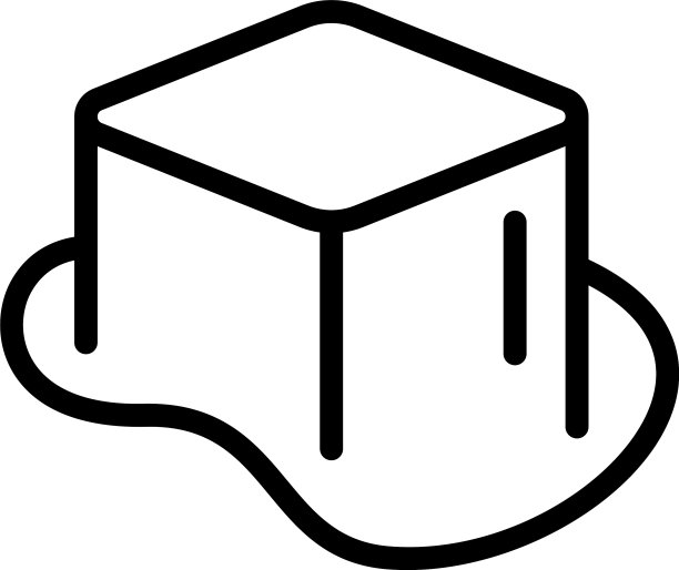 焦糖图标轮廓风格的奶油图片下载