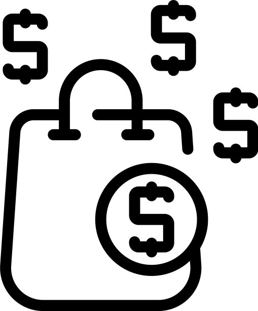 金融产品部分图标轮廓风格图片下载