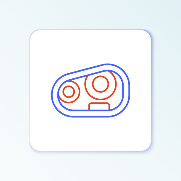 线车前灯图标孤立在白色图片下载