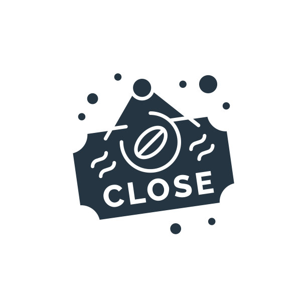 招牌图标。字形招牌图标用于网站设计和移动，应用程序开发，打印。招牌图标从充满咖啡店收集孤立的白色背景。图片下载