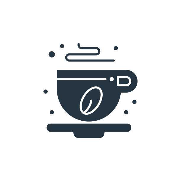 咖啡杯图标。雕刻咖啡杯图标，用于网站设计和移动，应用程序开发，打印。咖啡杯图标从充满咖啡店收集孤立的白色背景。图片下载