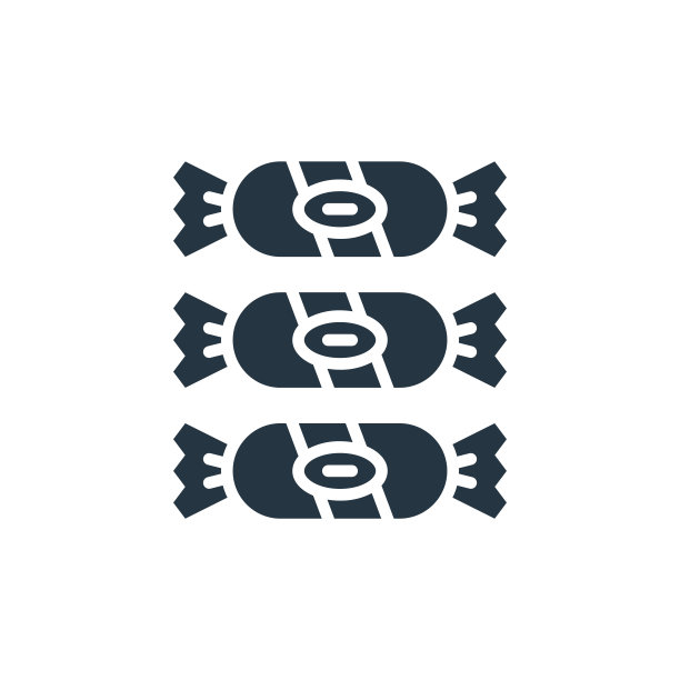 太妃图标。字形太妃糖图标为网站设计和移动，应用程序开发，打印。太妃糖图标从填充糖果和糖果收集孤立的白色背景。图片下载