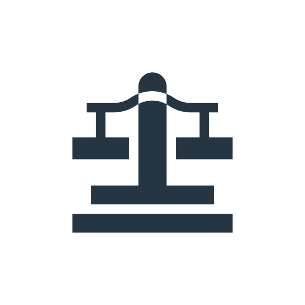 正义图标：用于网站设计、移动应用开发和印刷的字形正义图标，从白色背景中分离的犯罪调查系列图片下载