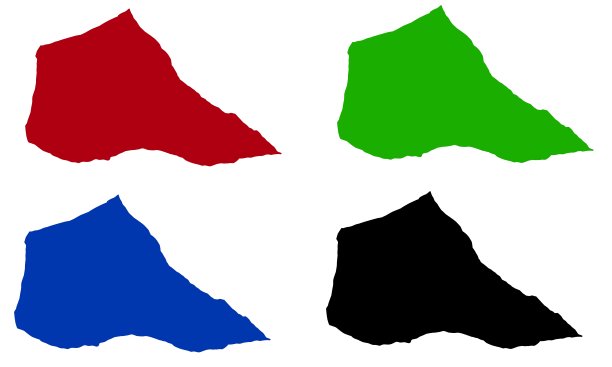 马达加斯加费诺里沃市的剪影地图图片下载