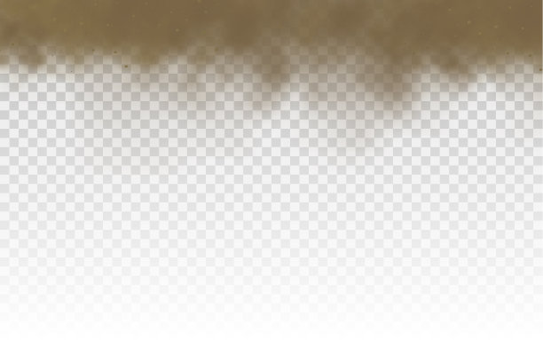 飞沙、褐尘云、风沙、沙尘暴。图片下载