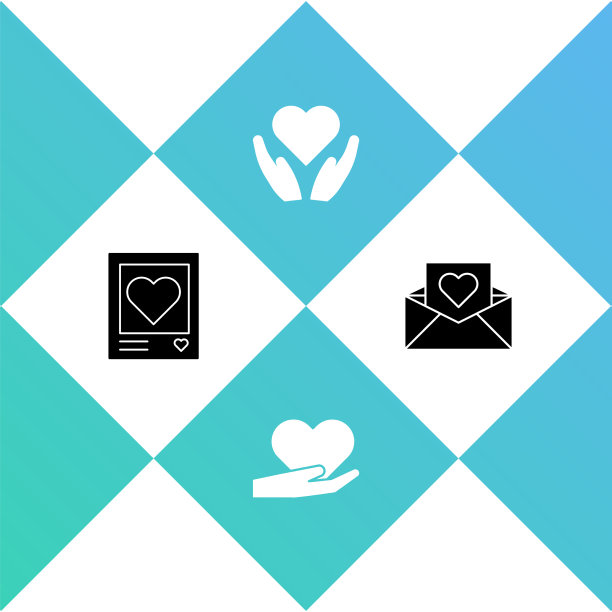 把相框和心放在手里图片下载