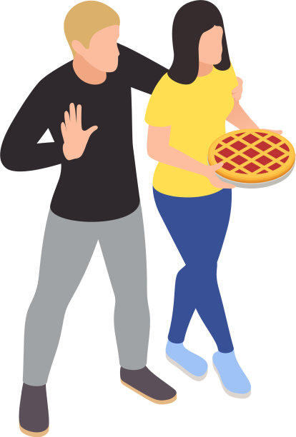 邻居蛋糕等距组成图片下载