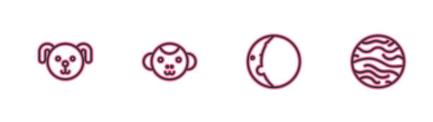 设线狗十二食日猴图片下载