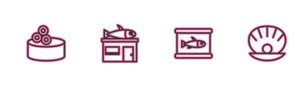 设鱼子酱罐头、鱼罐头、海鲜罐头图片下载