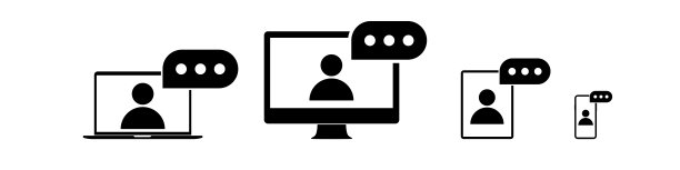 在线培训矢量图标。网上学校。视频会议。互联网网络研讨会。视频电话的研究。计算机远程教育。笔记本电脑类媒体课程。孤立的白色背景。图片下载