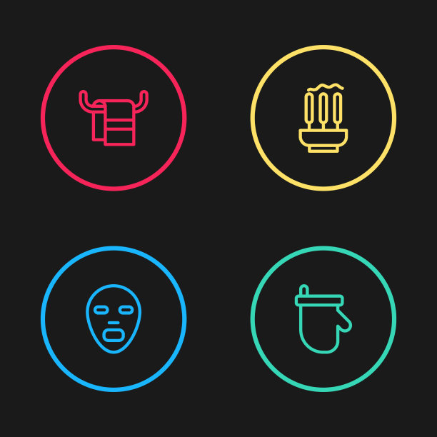 系列美容面膜桑拿连指手套图片下载