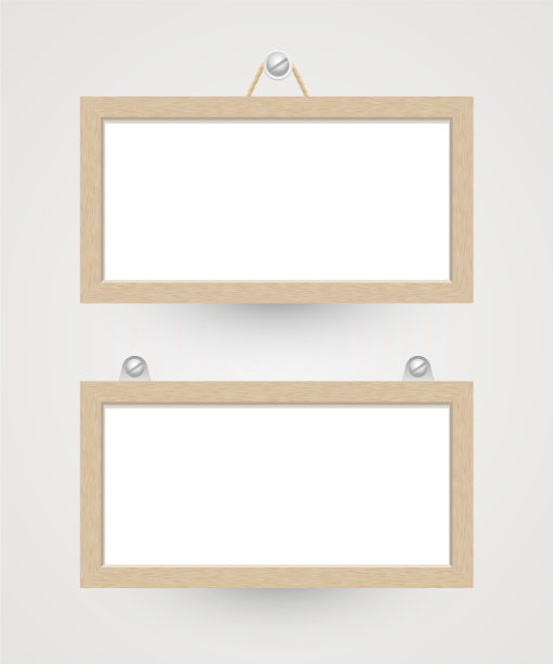 白板用绳子挂在钉子上图片下载