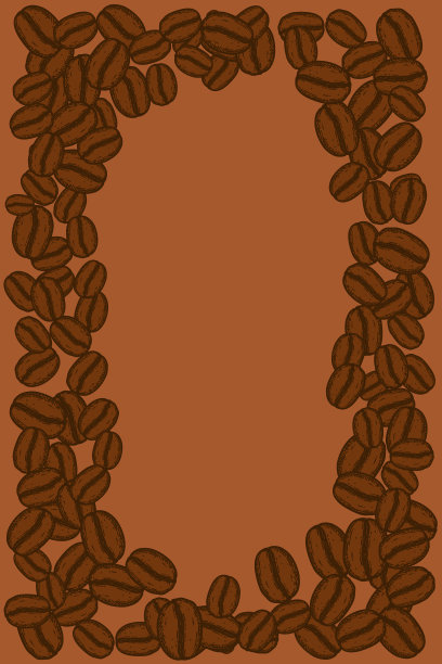 空白咖啡豆架图片下载