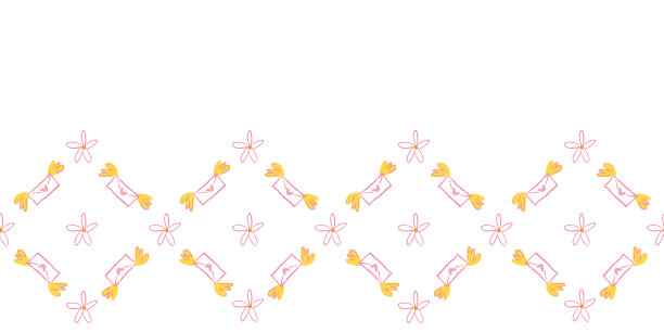 情人的情书信封翼花花瓣图片下载