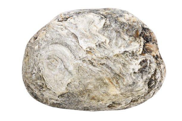 单灰色卵石俯视图图片下载