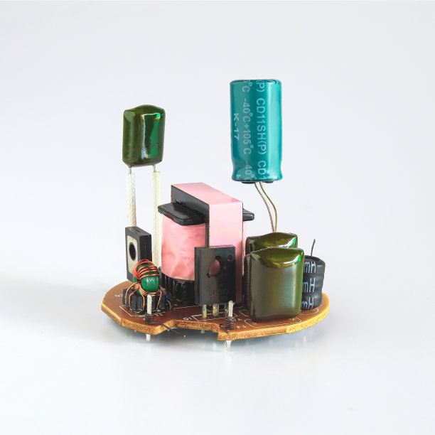 电路板上的电子元件组装。图片下载