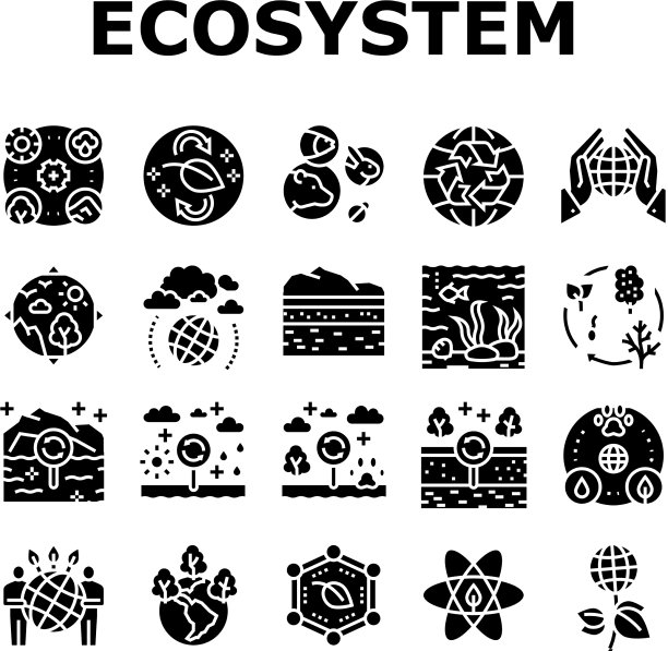 生态环境收集图标集图片下载