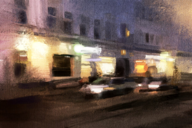 晚上的城市图片下载