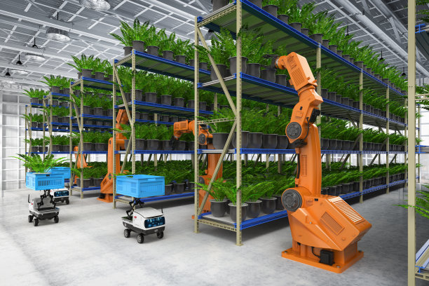 机器人手臂inÂ greenhouse图片下载