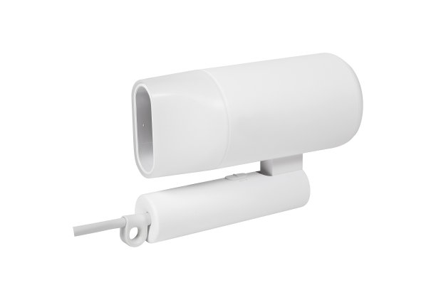 一个现代紧凑的电吹风折叠。图片下载