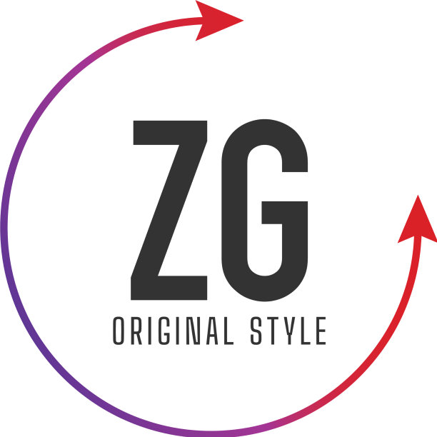 首字母zg圆彩色logo设计图片下载