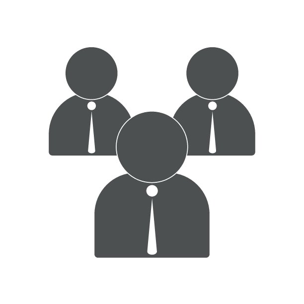 插图的人群图标的矢量剪影在白色背景。社会图标。平面设计风格。网络用户组。公司团队组织。社区成员图标。业务团队的工作。图片下载