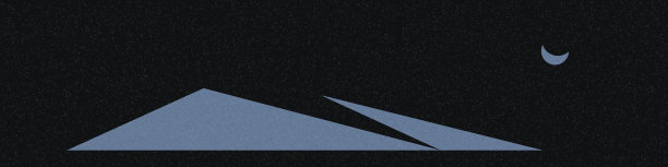 几何山剪影生成艺术海报插图图片下载