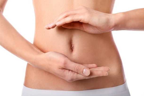 美丽女人的身体孤立在白色的背景下，概念身体护理图片下载