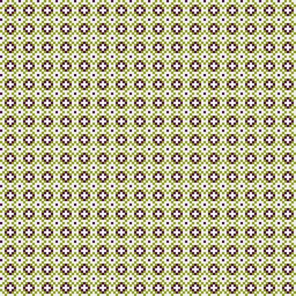抽象交叉图案点生成计算艺术插图图片下载