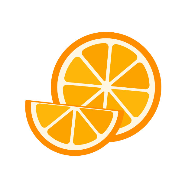 甜橙果实。高维生素C的橙子切片ââ在夏天为清爽的橙汁。图片下载