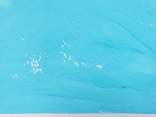 孩子们在水彩纸上画的浅蓝色颜料纹理图片下载