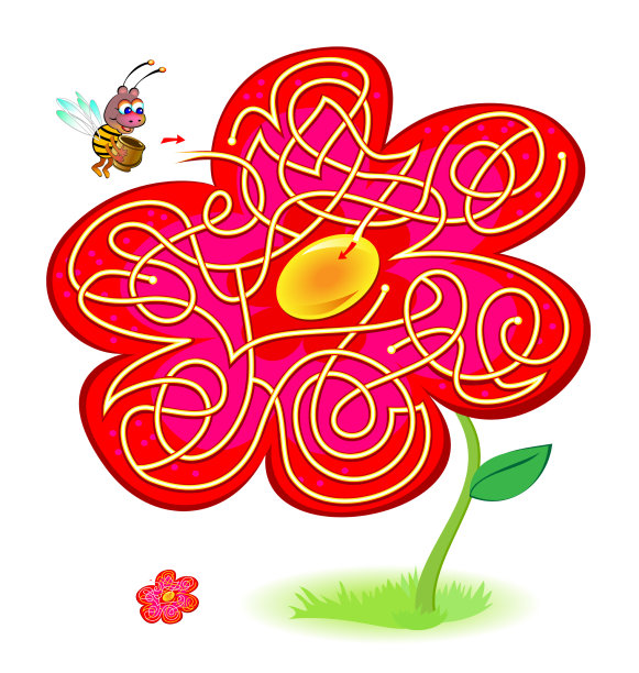 逻辑拼图游戏与迷宫的儿童和图片下载