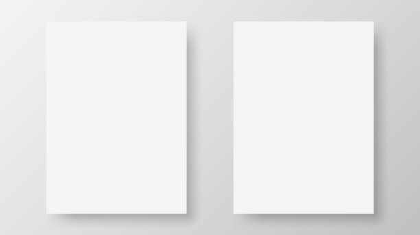 宣传册模型模板孤立在浅灰色图片下载